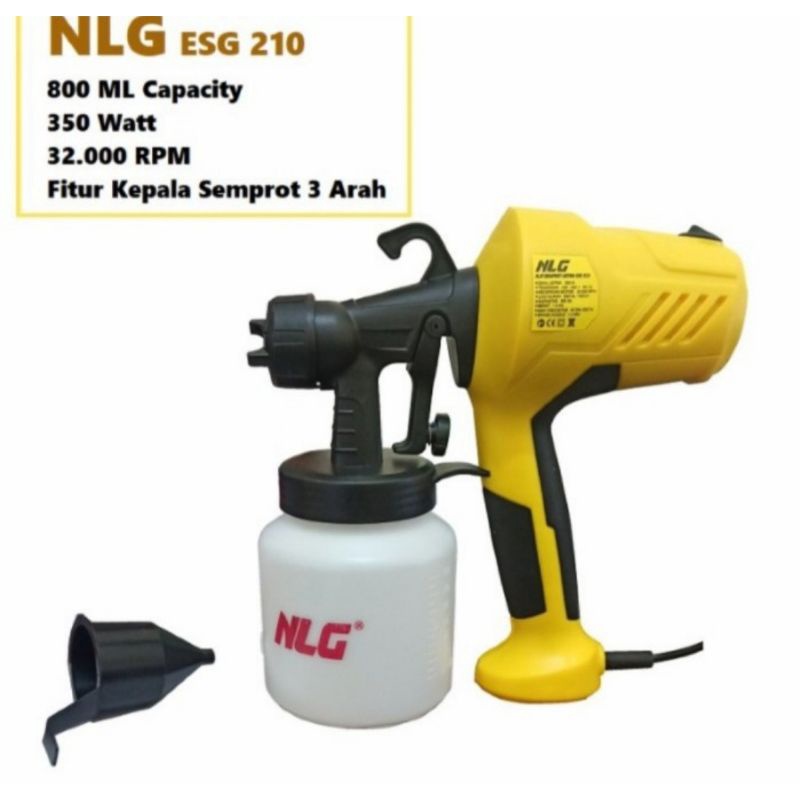 Spray Gun Electric NLG ESG210 | Semprotan cat elektrik