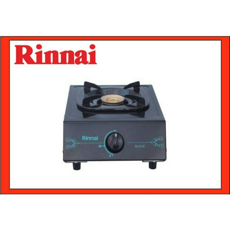RINNAI RI-511C KOMPOR GAS 1 TUNGKU / RINNAI RI-511 C KOMPOR 1 BURNER / KOMPOR GAS RINNAI RI 511 C