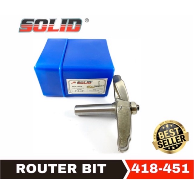 Mata Router Profil Panel Kayu 418-451 Solid