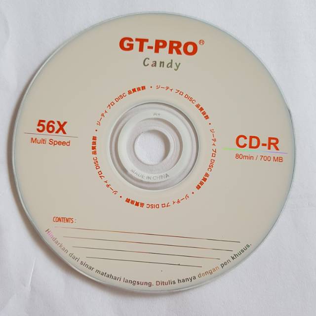 CD GT PRO CANDY CD-R