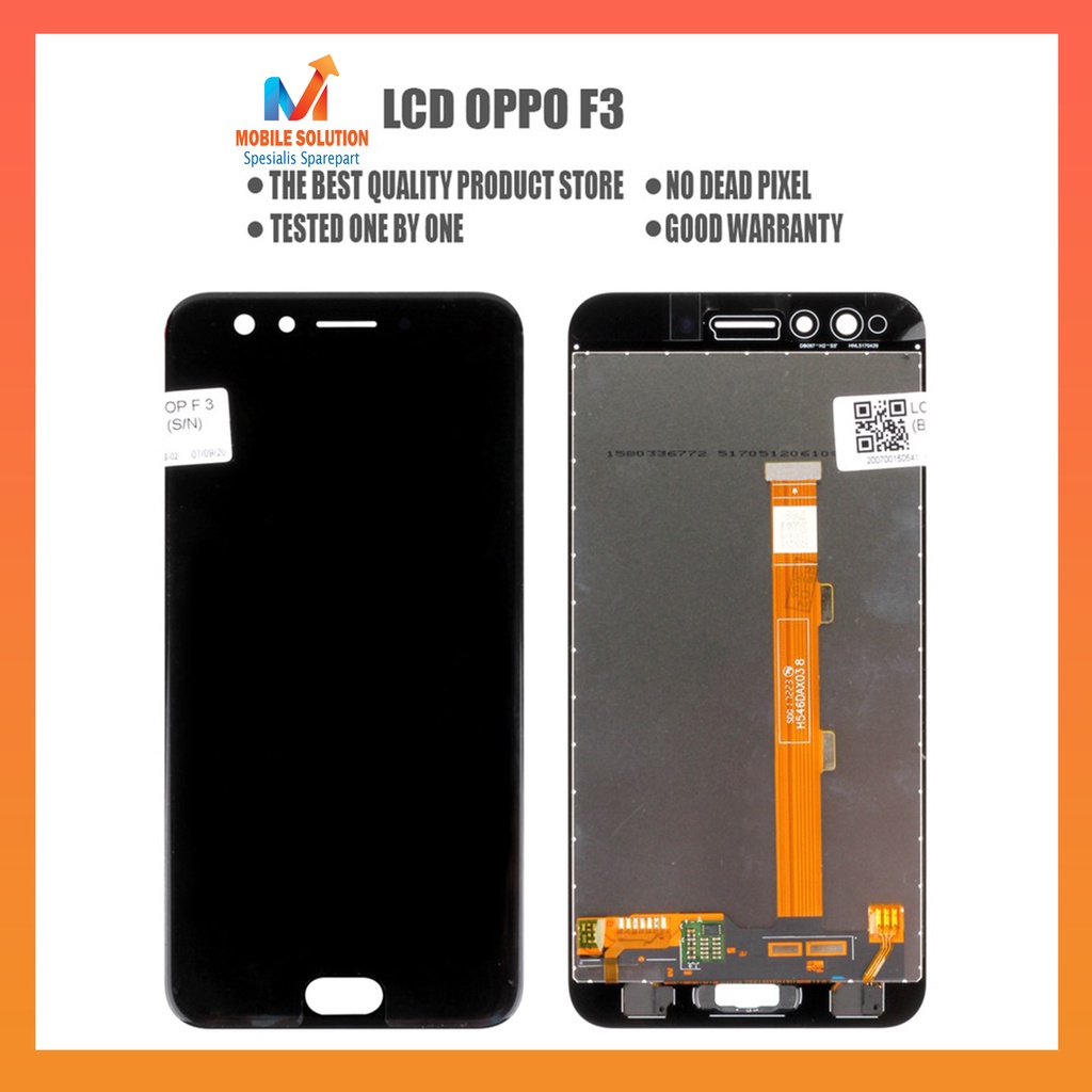 Grosir LCD Oppo F3 ORIGINAL 100% Fullset Touchscreen - Parts Kompatibel Dengan Produk Oppo Garansi 1 Bulan + Packing / Bubbel