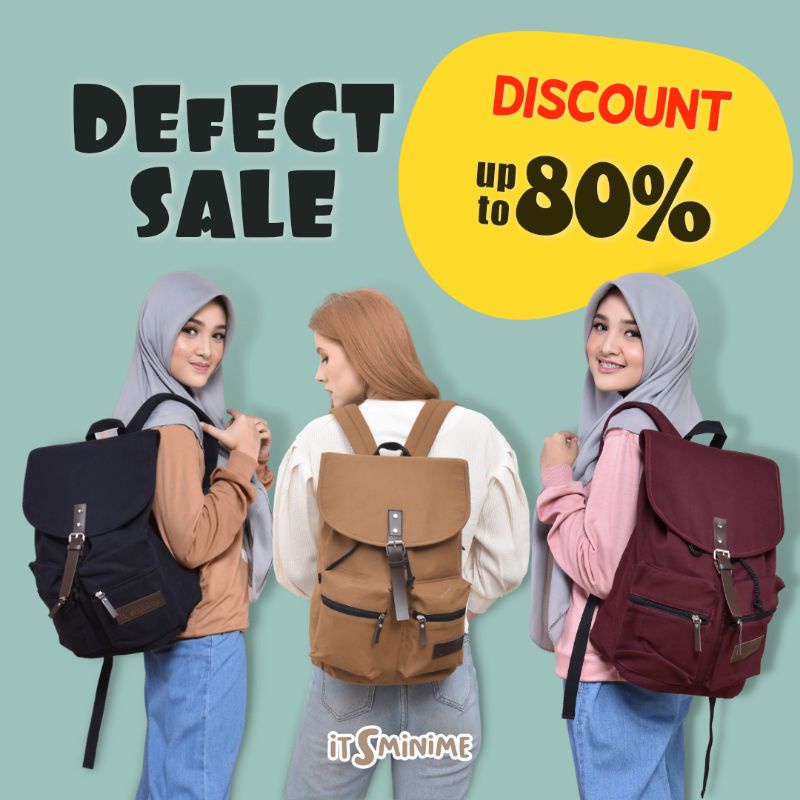 Defect Sale Ransel Laptop Kagami Backpack Muat Laptop 14 inch