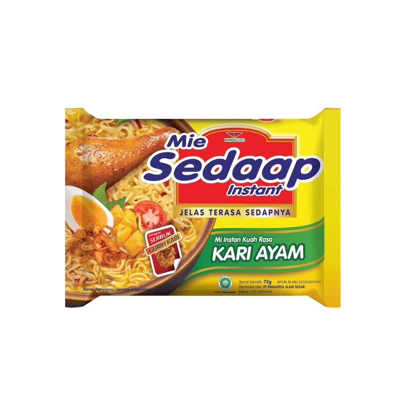 

Mie Sedaap Mie Kuah Instan Rasa Kari Ayam
