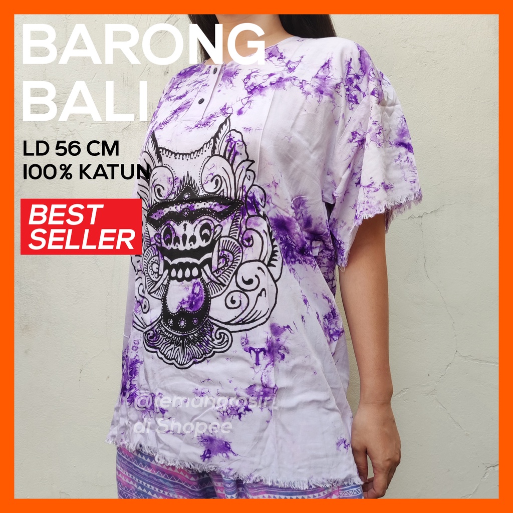 Baju Barong Bali Dewasa Warna Tie Dye Atasan Pria Wanita