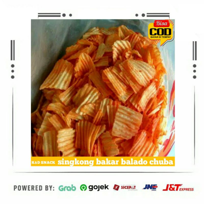 

KERIPIK SINGKONG BAKAR BALADO MERK TES 250 GRAM DAN 500 GRAM