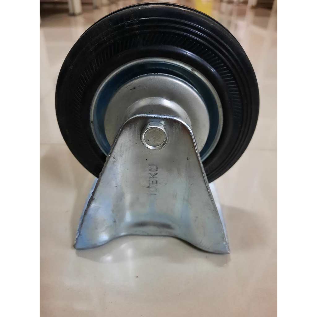 Roda troli 4" Mati Roda Karet 4" Roda Mati