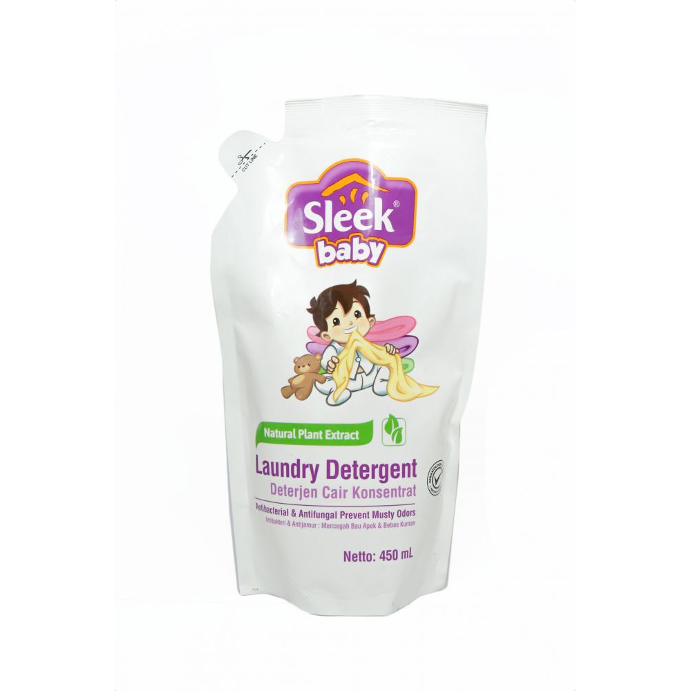 Sleek Baby Laundry Detergent 450ml ( Refill )