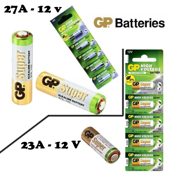 (NCS) Battery Batre GP23 GP 23A GP23A V23GA MN21 M 21 / GP27 GP27A 27A V27GA MN27 Baterai Remote Bel Rumah