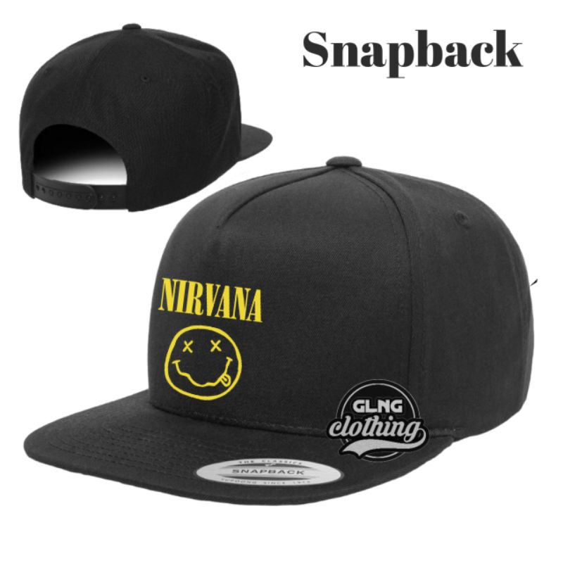 Topi Nirvana - Topi Snapback Nirvana
