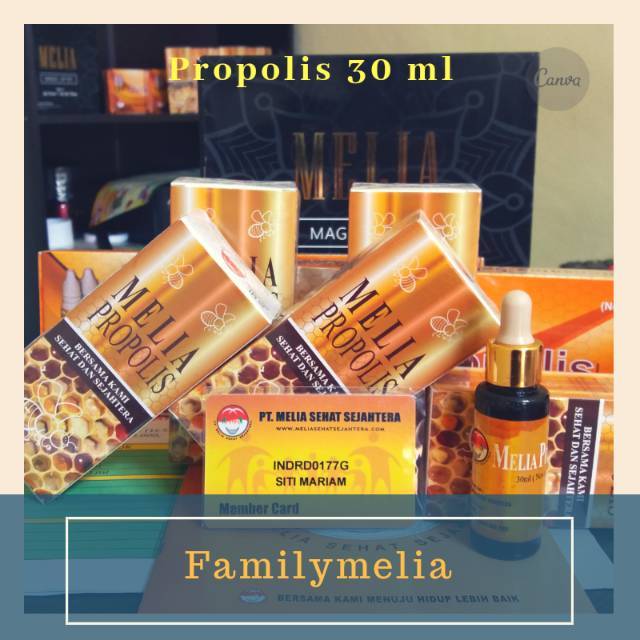 Melia Propolis Asli isi 30 ml | 1 Botol Melia Propolis Asli isi 30 ml