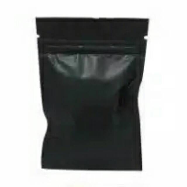 HOT SALE 8 X 12 cm Min100 pcs Kantong Plastik Kemasan Ziplock Black Matte /Kemasan Masker