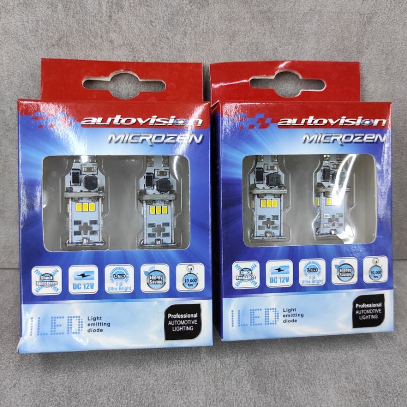 LED Autovision T15 -3020 10SMD 550 Lumen 10-16V White