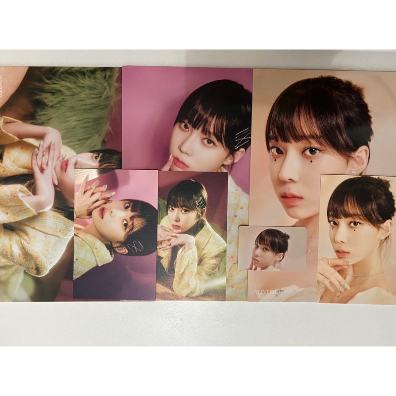 [BACA DESK] SG22 SEASONS GREETINGS 2022 WINTER AESPA PC PHOTOCARD BENEFIT SMSTORE A4 POSTER POSTCARD