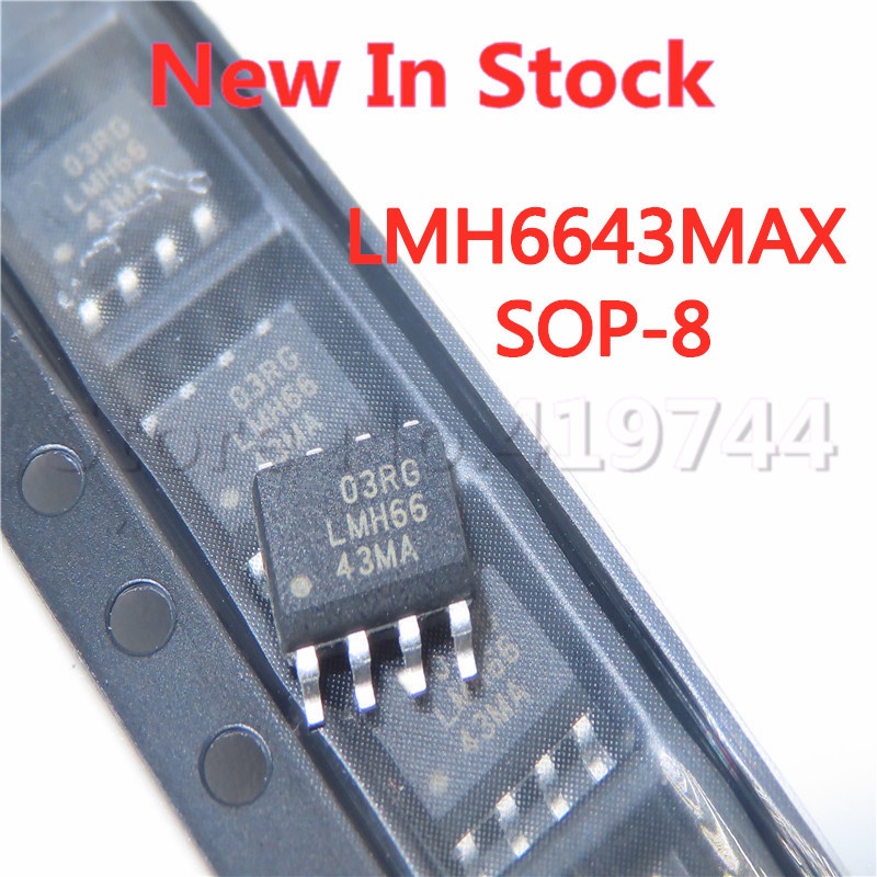 1pc IC LMH6643 LMH6643MAX SMD SOP-8 Operasional amplifier chip