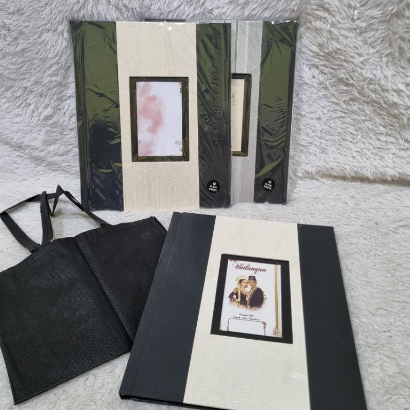 (M) Album foto magnetic 5R lubang *FREE TAS* 40 lembar foto