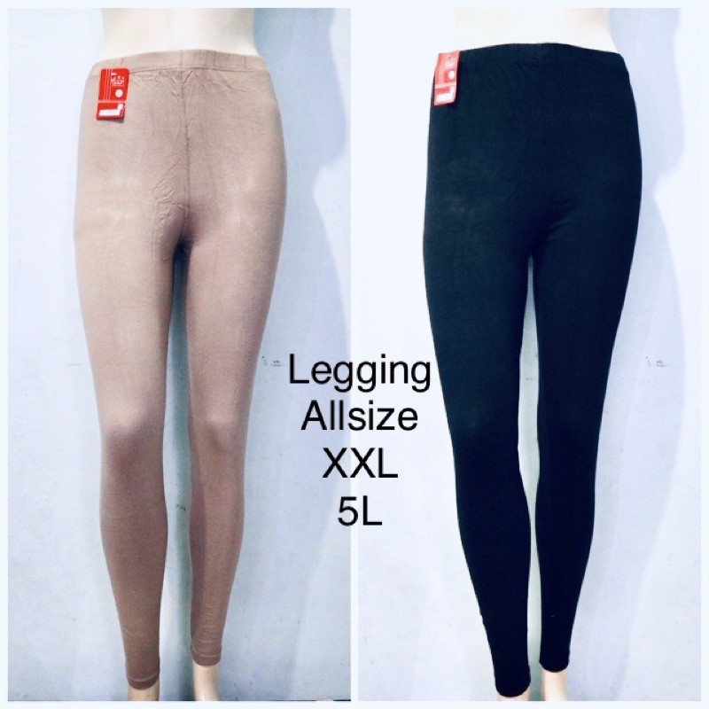 Celana Leging | Legging Panjang Wanita Dewasa Bahan Katun Rayon Allsize,XXL &amp; XXXL