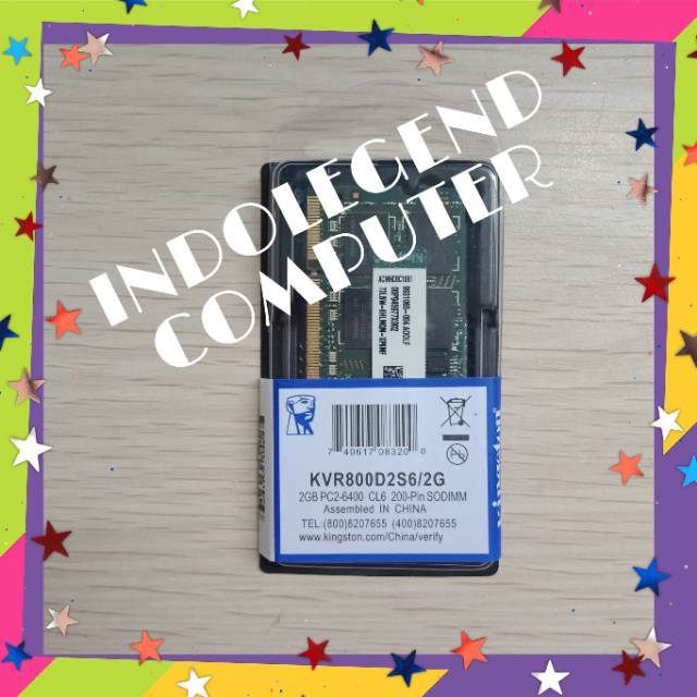 KINGSTON SODIM DDR2 2GB PC6400