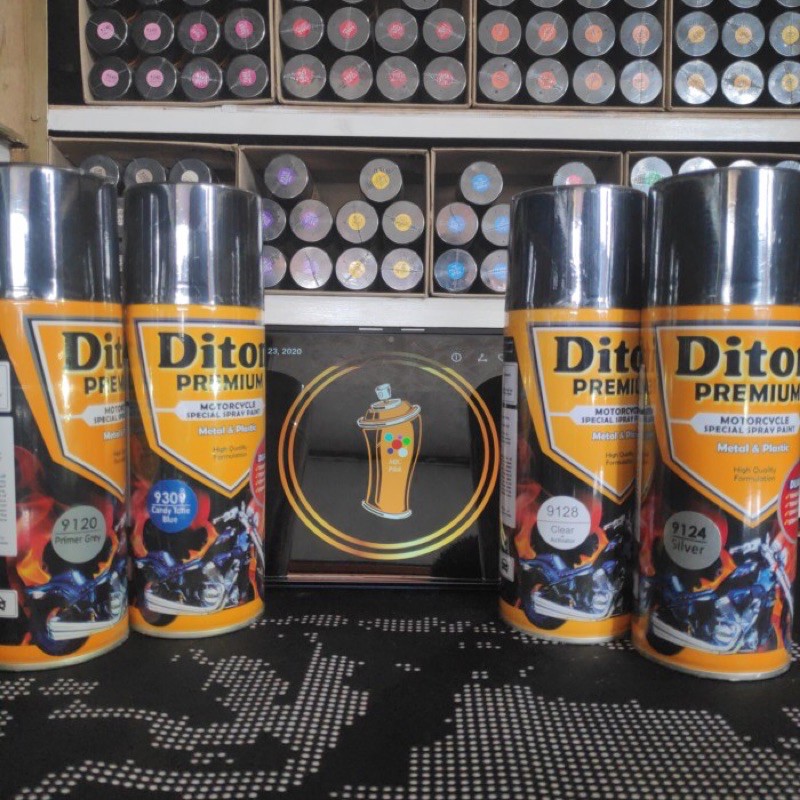 paket pilok diton premium untuk repaint velg , body motor , frame sepeda , dll  Termurah Ya Gan Dito