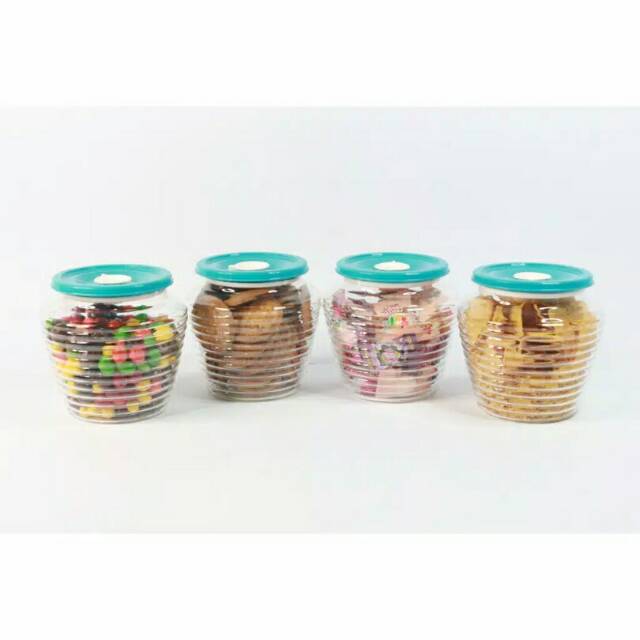 Weston Toples Plastik Line hijau tosca 4 pcs