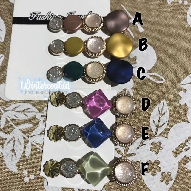 READY INDONESIA Pearl hair clip hairpin jepit rambut wanita cewek import korea murah
