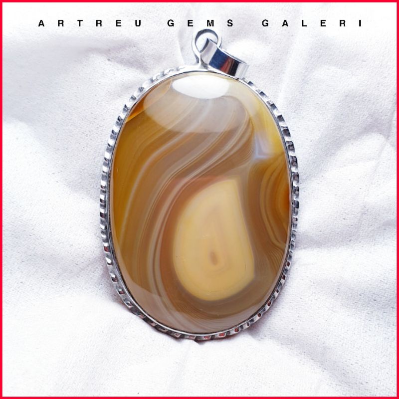 Liontin Batu Sulaiman Motif Berpola. Batu gambar batu bacan batu anggur batu pandan pancawarna liont