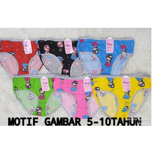 CELANA DALAM ANAK ANAK/CD  MOTIF  REALPICT/UNDIES ANAK IMPORT