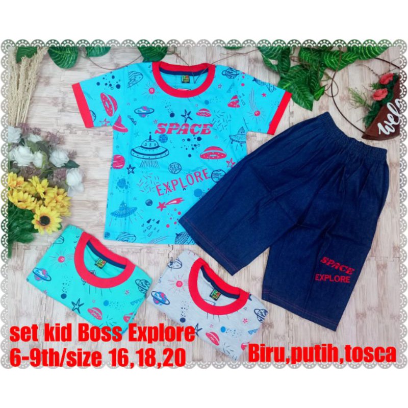 Grosir Baju anak murah setelan baju anak laki lucu bahan adem