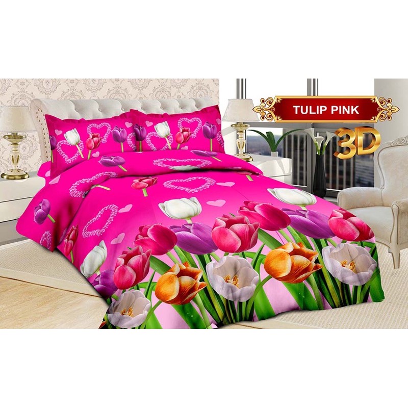 (BISA COD) SPREI BONITA DISPERSE 3D UK 180*200 CM