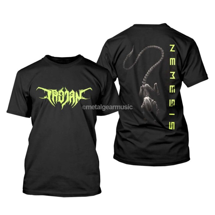 Metalgear Music Original  Trojan - Nemesis Logo Tshirt Baju Kaos