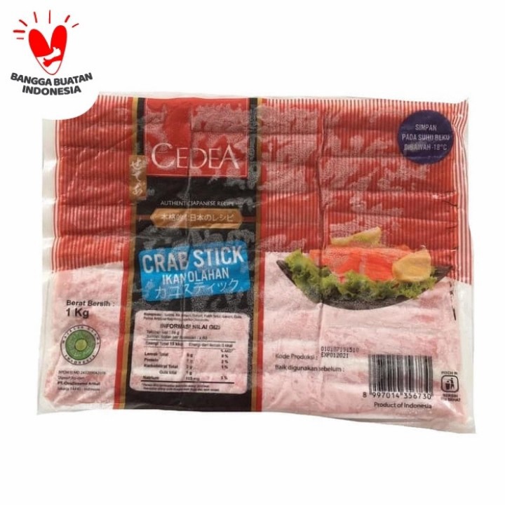 

CEDEA CRAB STIK 1KG / FROZEN FOOD