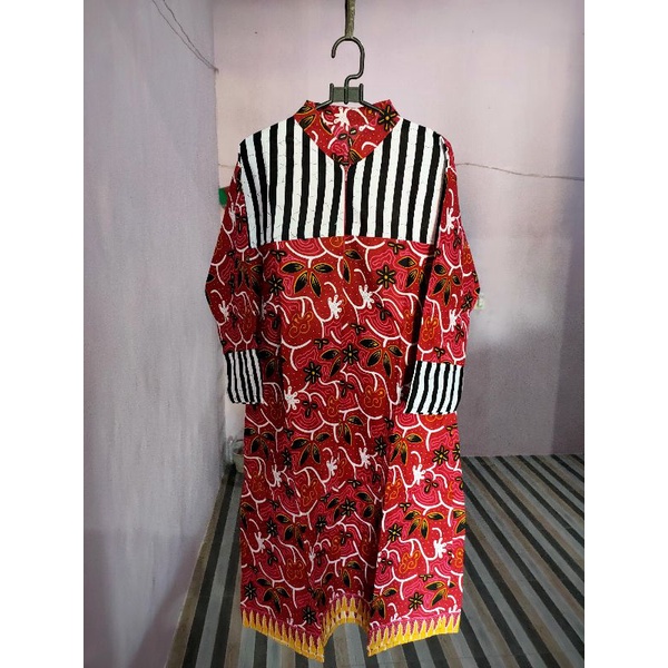 Batik Tunik wanita dewasa atasan wanita batik wanita PRELOVED alias bekas