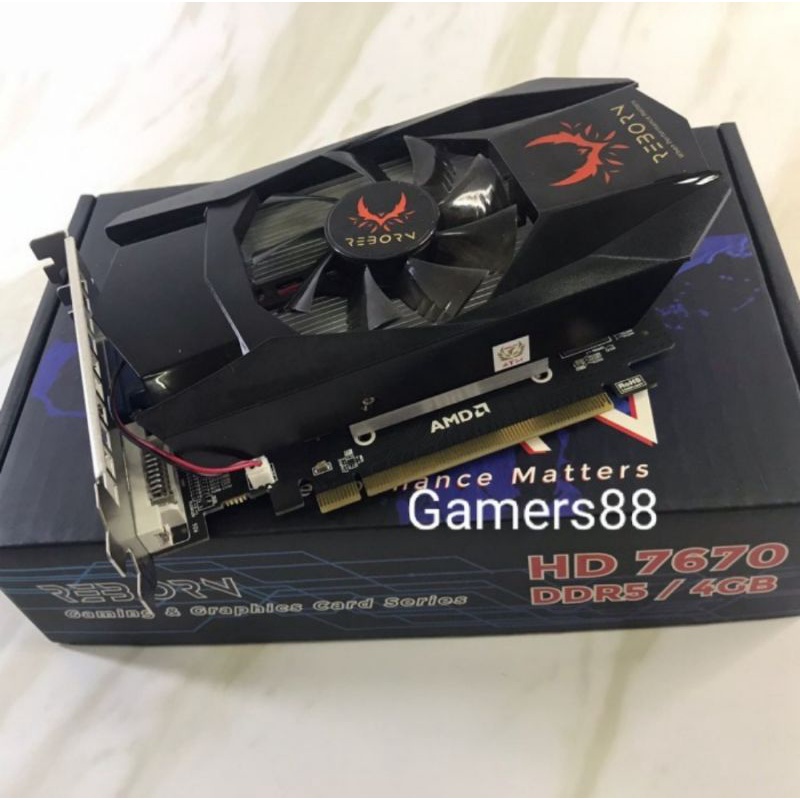 VGA CARD Ati Radeon AMD 7670 4GB DDR5 128 bit PCIE