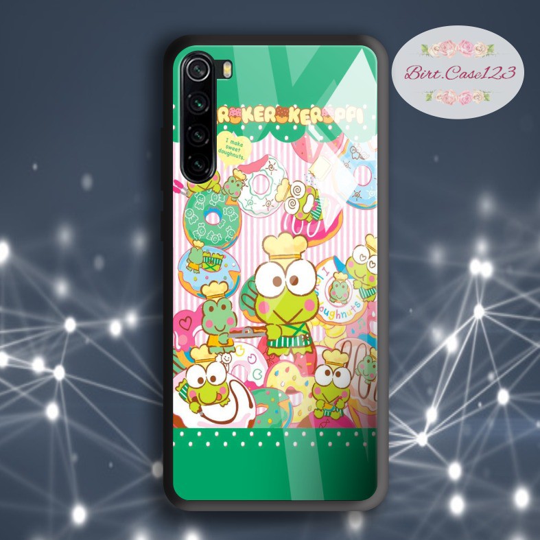 Case casing softcase silikon Gambar keroppi back case glass vivo y91 y93 y95 y91c y71 y81 y12 etc