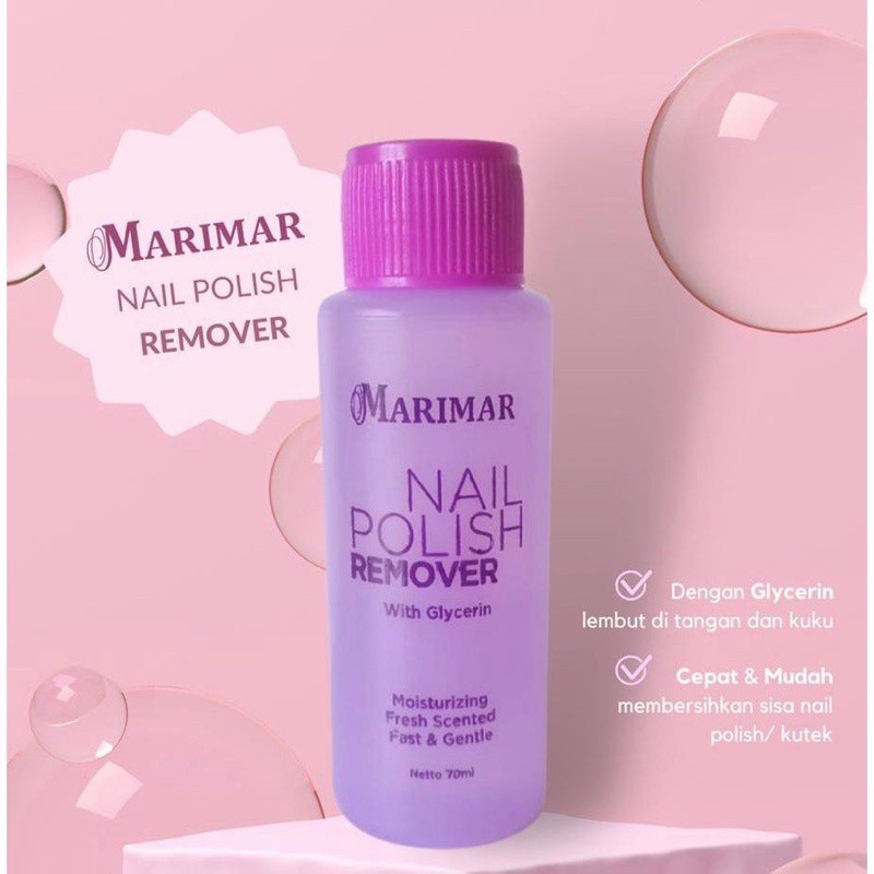 ★ BB ★ MARIMAR Nail Polish Remover - Pembersih Kutek -  Pembersih Cat Kuku - 70ML