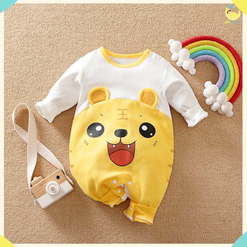 [COD] Jumper bayi motif HARIMAU KUNING LUCU impor Korea 0-2 TAHUN / jumper bayi lengan panjang jumper anak kembar jumper karakter/Babylovanta