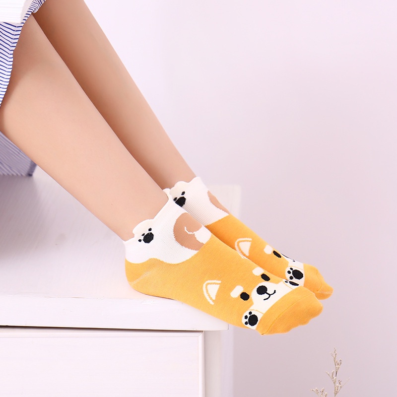 GO! KK688 Kaos Kaki Bayi Pendek Karakter  Anak Perempuan Laki Laki Motif Hewan 3D Lucu Baby Socks Kids Cute Unik Anti Slip