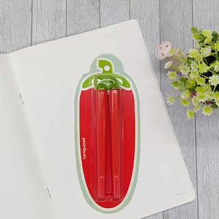 

Pulpen / Gell Pen Impor Bentuk Chilli Cabe Lucu Set 2 Pcs- SHSNP