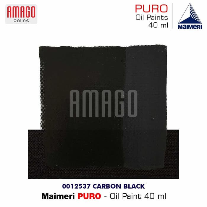 MAIMERI PURO - OIL PAINT - CARBON BLACK - 40ML - M0012537