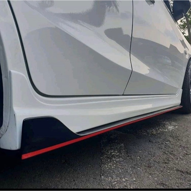 Spliter side skirt bumper samping all new honda brio