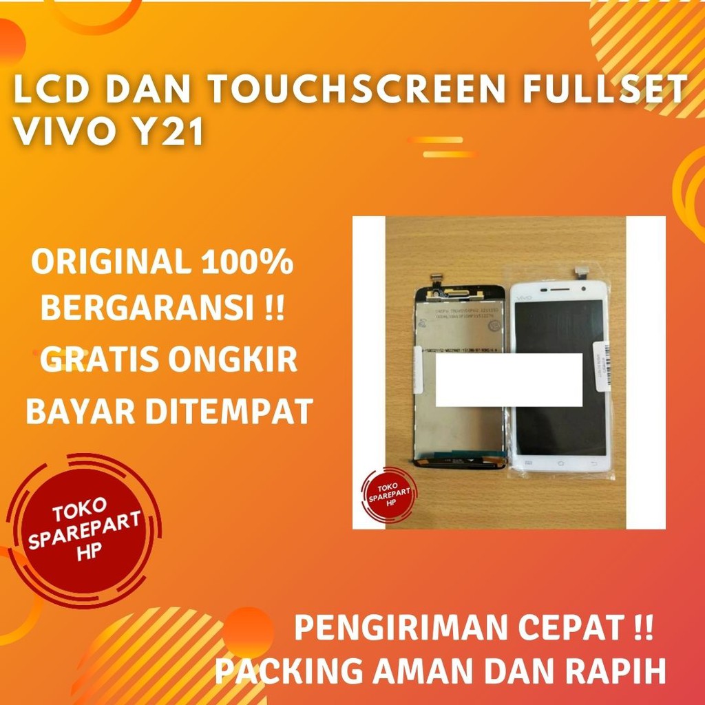 Lcd Original Hp Vivo Y21 - Y 21 Ori Fullset Layar Lcd + Touchscreen Vivo Y21 - Y 21 Original
