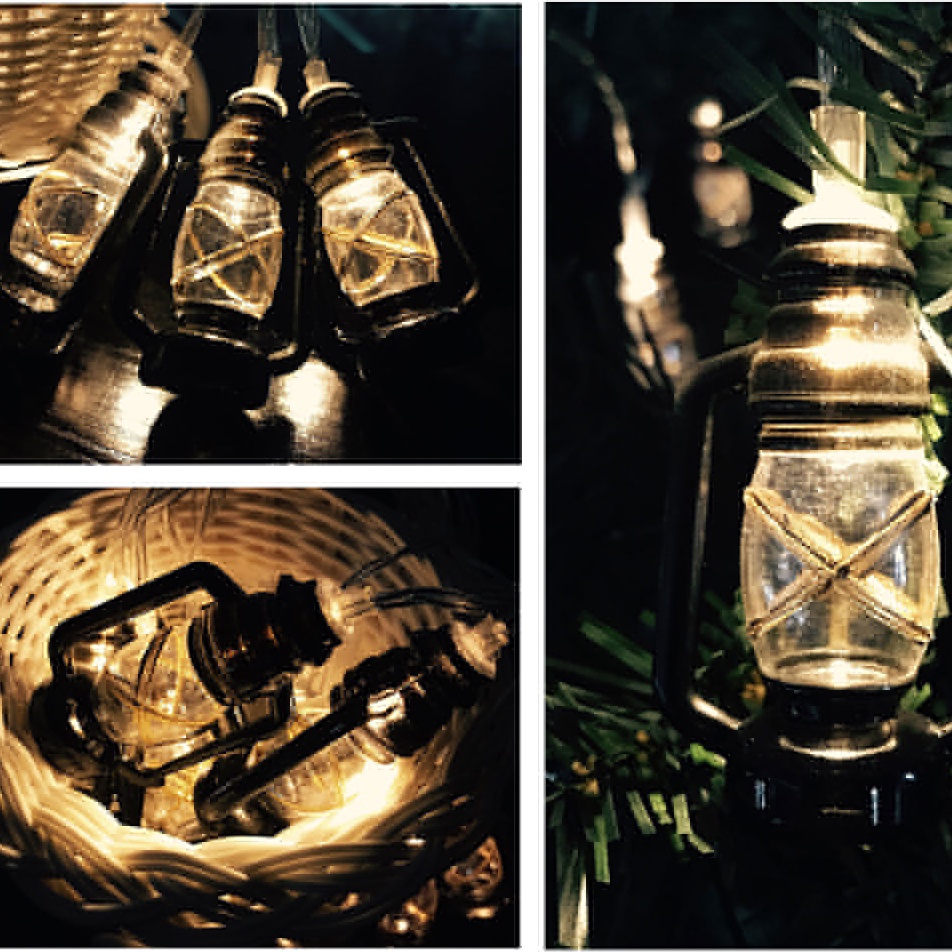 Lampu String led Tenaga Baterai Gaya Retro Untuk Dekorasi Ramadhan Eid