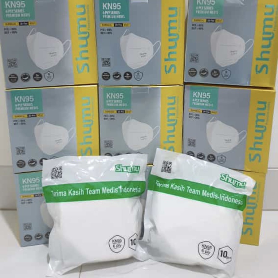 Masker Earloop / Headloop / KN95 Masker Shumu Kemenkes