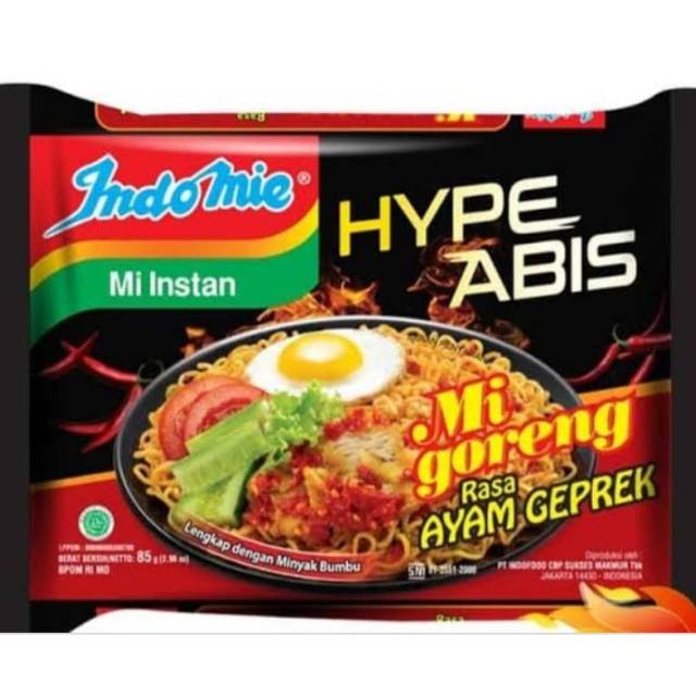 

Indomie Mie instan Rasa Ayam Geprek