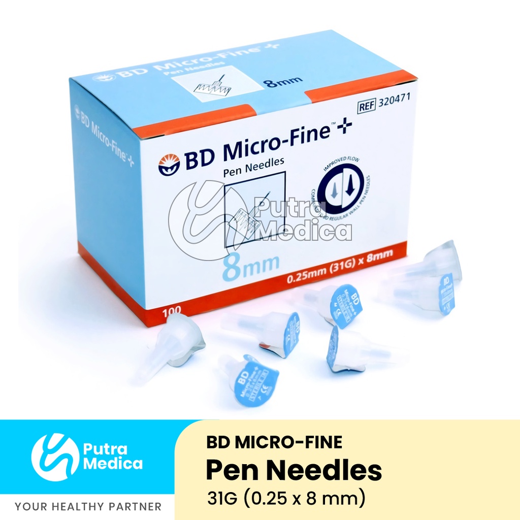 BD Micro-Fine Pen Needles 31Gx8mm - 5pcs / Insulin Diabetes Needle