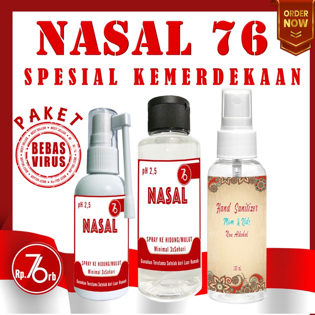 nasal spray anosmia dewasa anak balita hand sanitizer antiseptik disinfektan BEBAS  Virus