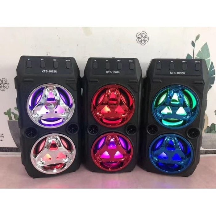 PROMO ！！！Speaker bluetooth kts 1062 karaoke