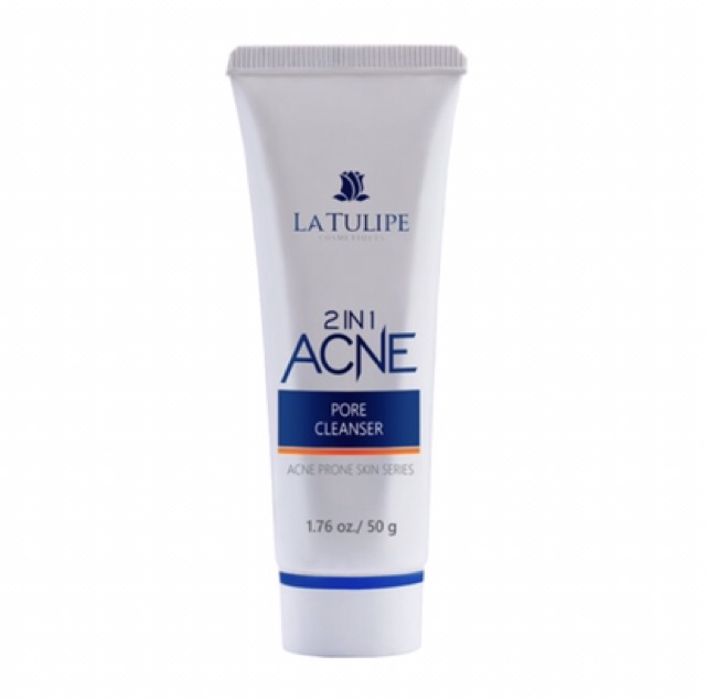 La Tulipe 2 in 1 acne pore cleanser