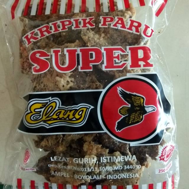 keripik paru cap elang 250gr