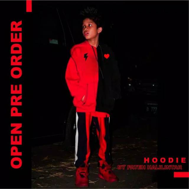 JAKET HOODIE FATEH GEN HALILINTAR FASION ANAK M L XL