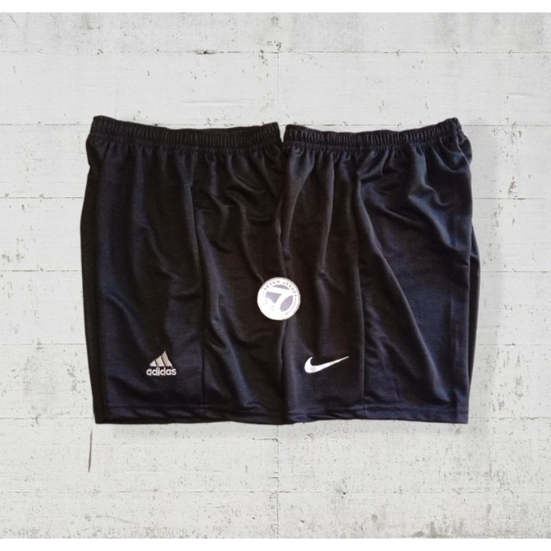 Celana Bola Hitam Polos - Kolor Pendek Olahraga Futsal